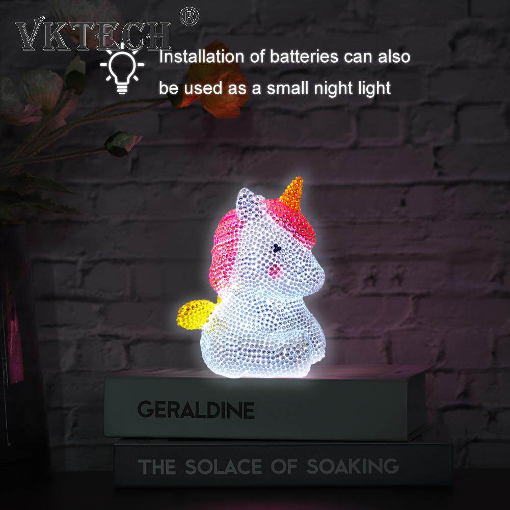 3d diy diamond acrylic mosaic craft luminous toy animal