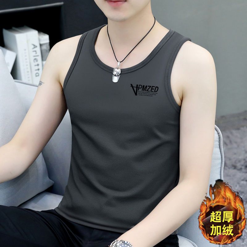 男士保暖背心自发热加绒