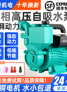 380V三相高压自吸泵工业电抽水泵旋涡离心泵小型增压泵井水抽水机