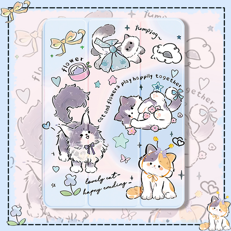 适用苹果iPad平板保护套笔槽防摔