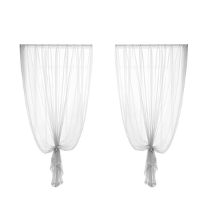 纱帘透光不透人窗帘遮光2026新款防晒白色窗纱白纱挂钩客厅隔断帘