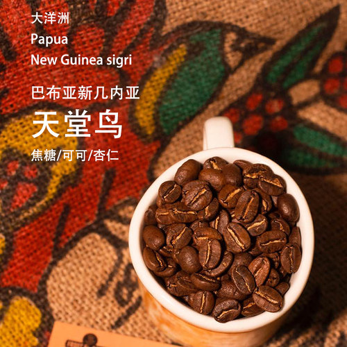 PNG巴布亚新几内亚天堂鸟咖啡豆