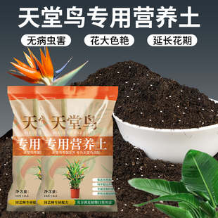 天堂鸟专用营养土鹤望兰绿植花卉通用种植土壤盆栽有机肥专用肥料