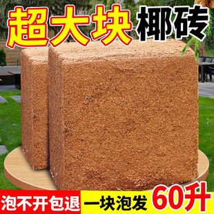 大块椰砖营养土养花通用型椰糠椰土壤种菜专用粗椰壳耶砖花土种植