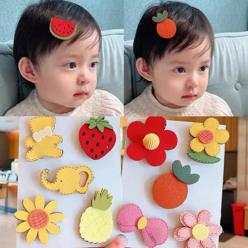 婴儿发卡魔术贴儿童刘海贴头饰宝宝碎发胎毛头发粘发帖汗毛贴发饰
