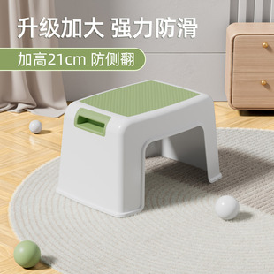 儿童踩脚凳防滑宝宝洗漱垫脚凳浴室洗手马桶脚踏板凳哺乳钢琴矮凳