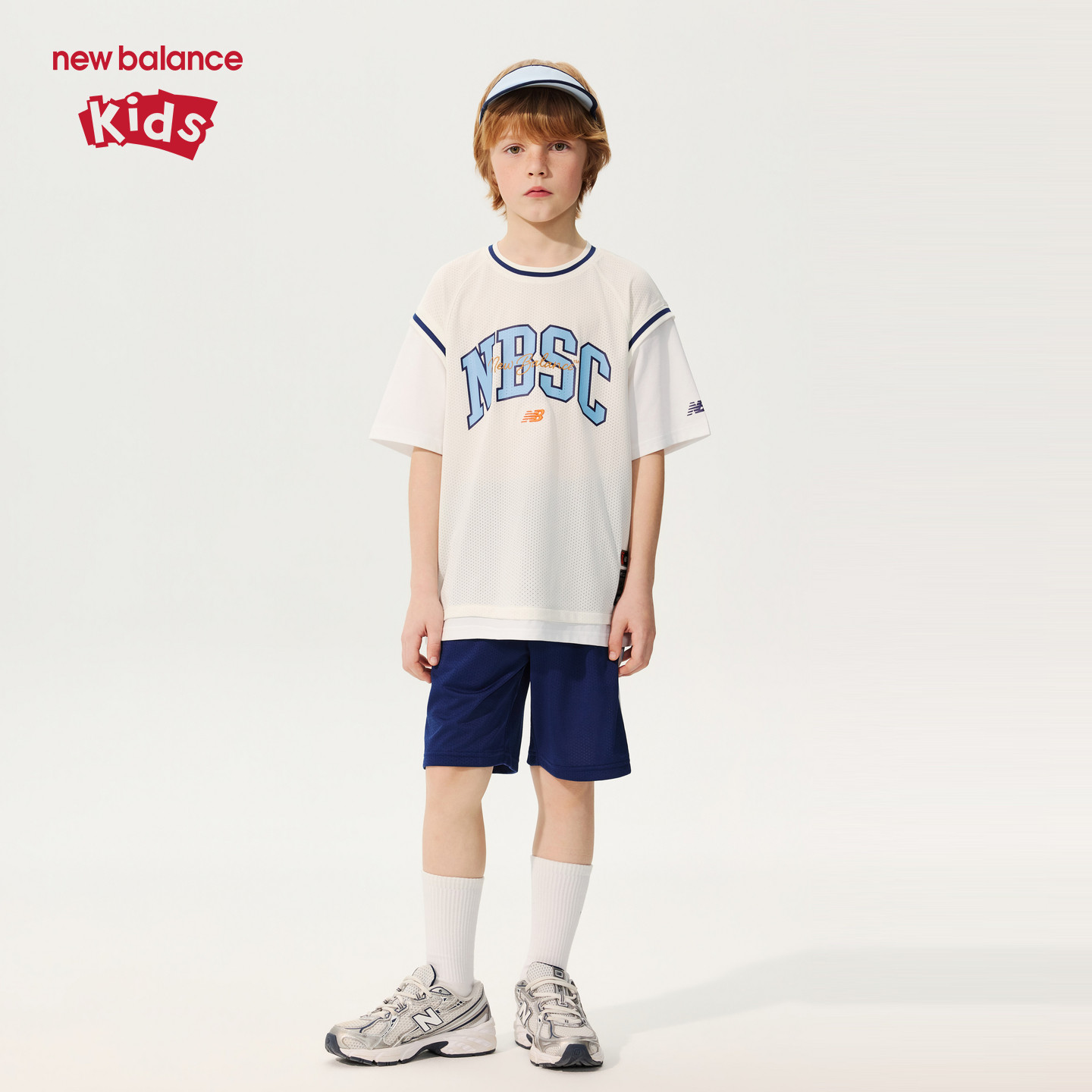 New Balance nb童装男女童26年夏新款T恤短裤运动套装ND2SG22073