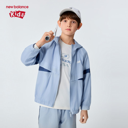 New Balance nb童装儿童男女26年春新款连帽运动外套ND7AG26113