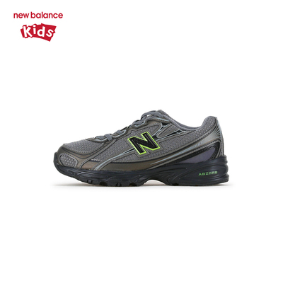 New Balance nb童鞋男女4-7岁中童拼接透气网眼缓震休闲鞋PZ740