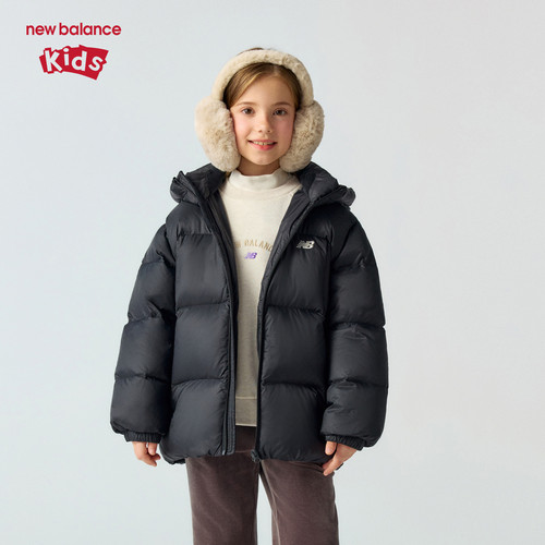 【鹅绒】New Balance nb童装男女儿童新款防泼水羽绒服ND7PG84133