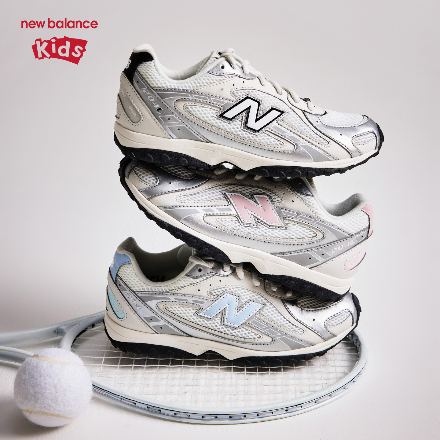 New Balance nb童鞋7-14岁大童男女26春季新款休闲运动鞋G204L1MN