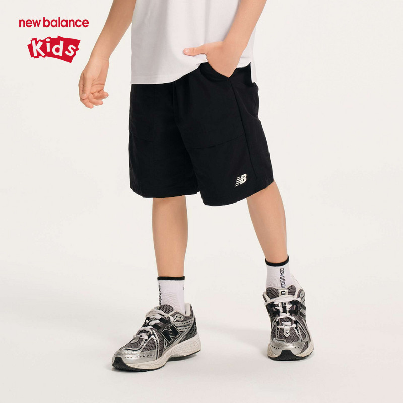 New Balance nb童装儿童男女新款夏季透气运动梭织短裤ND7VF2E083