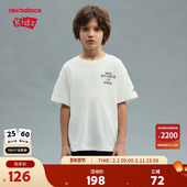 New 圆领印花T恤ND7EF1E083 男女儿童春秋舒适短袖 Balance nb童装