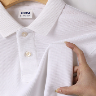 40支双纱棉工作服T恤半袖 DIY纯色团体工衣印logo字 定制polo衫 短袖