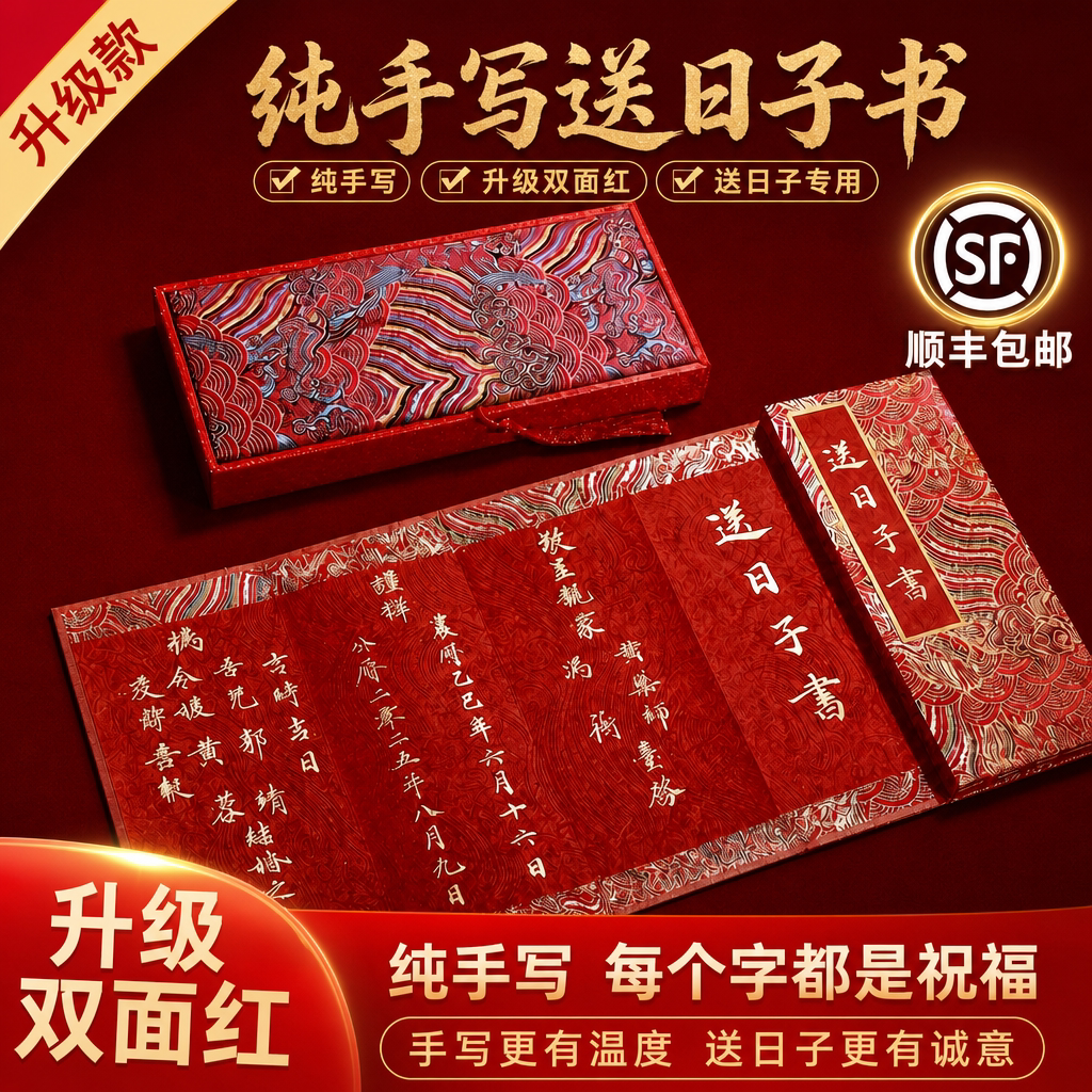 【每个字都是祝福】手写送日子书