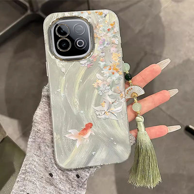 适用IQOOZ系列桂花锦鲤手机壳