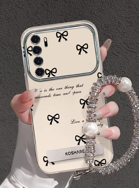 适用华为NOVA7手机壳NOVA8PRO新款全包10创意蝴蝶结简约硅胶NOVA11防摔保护软套NOVA12PRO潮流高级女