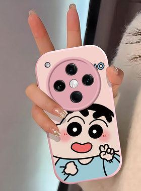 适用OPPOFindX8手机壳新女款FindX8Pro全包软硅胶卡通创意FindX7 Ultra比耶小新X7 Pro情侣款ins防摔保护套X8