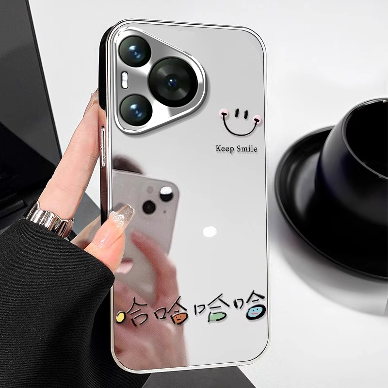 适用华为P系列笑脸哈哈手机壳