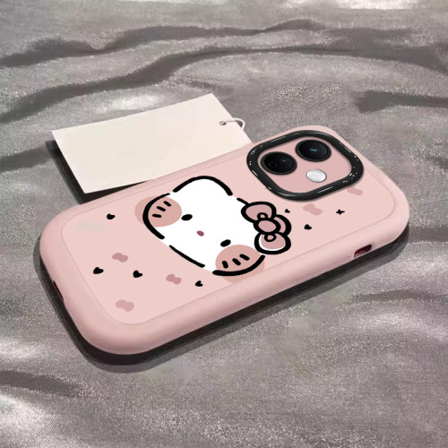 适用红米note系列害羞猫猫手机壳