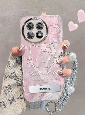 适用闪粉猫一加13T手机壳12电镀11羽纱镜头膜全包ACE5至尊版防摔3V保护套2V新款oneplus女竞速版专用新品