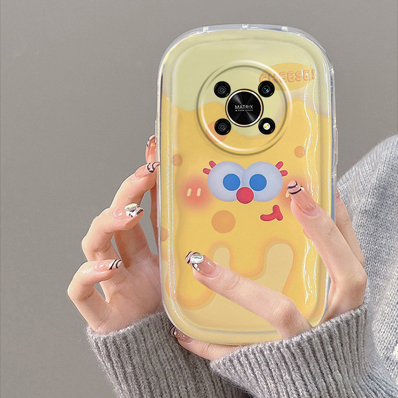 适用荣耀x9手机壳新款女网红创意肥皂壳ins奶酪芝士honor荣耀x9镜头
