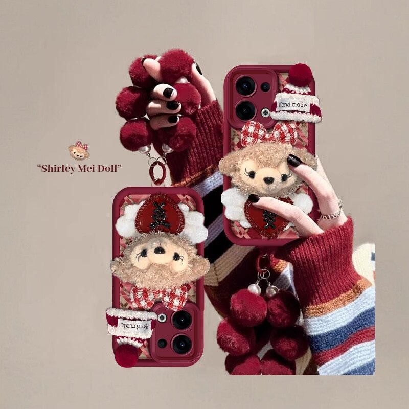 适用OPPOReno13手机壳新款Reno12雪莉玫Reno11Pro公仔Reno10Pro+防摔Reno9保护套8带挂绳7SE软壳6卡通5K女ins