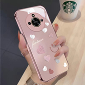 适用荣耀X50手机壳honor荣耀X40GT全包镜头X30钢化玻璃X20SE金属漆X10渐变爱心ins新女款 X50防摔保护套X50i