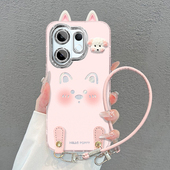 适用小狗公仔vivos30promini手机壳s20轻奢s19羽纱S18E全包S17T防摔S16保护套S15新款 S12少女心S10专用S9新品