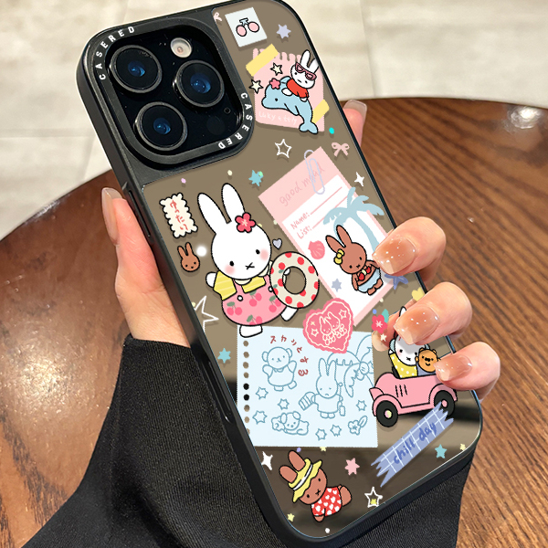 适用苹果系列米菲兔手机壳