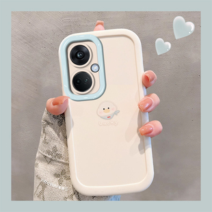 适用OPPOK11手机壳新款K12x卡通创意K10活力版K10x泡芙壳OPPO全包K9s软硅胶K7x防摔K11保护套ins不会撞壳的潮