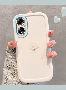适用OPPOA1手机壳新款5G全包A2Pro卡通A3Pro创意A58x防摔A72保护套OPPO围脖A8小黄鸭A9潮牌A11x情侣A35软硅胶