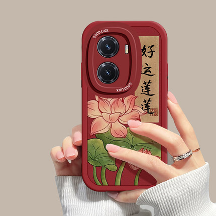 适用VIVOY100手机壳y77新款Y76s好运莲莲y97小众y30标准y300全包y36软硅胶y78+女y77e软y5s防摔y9s保护套Y200