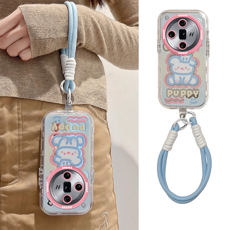 OPPOFINDX6手机壳硅胶修狗泡芙壳