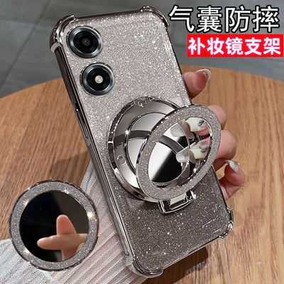 oppoA2m手机壳oppo保护A2x外套PJU110全包5G带支架opa软壳oppa支架opooa2x老人m5g男opopa女款oppopju110 AZM