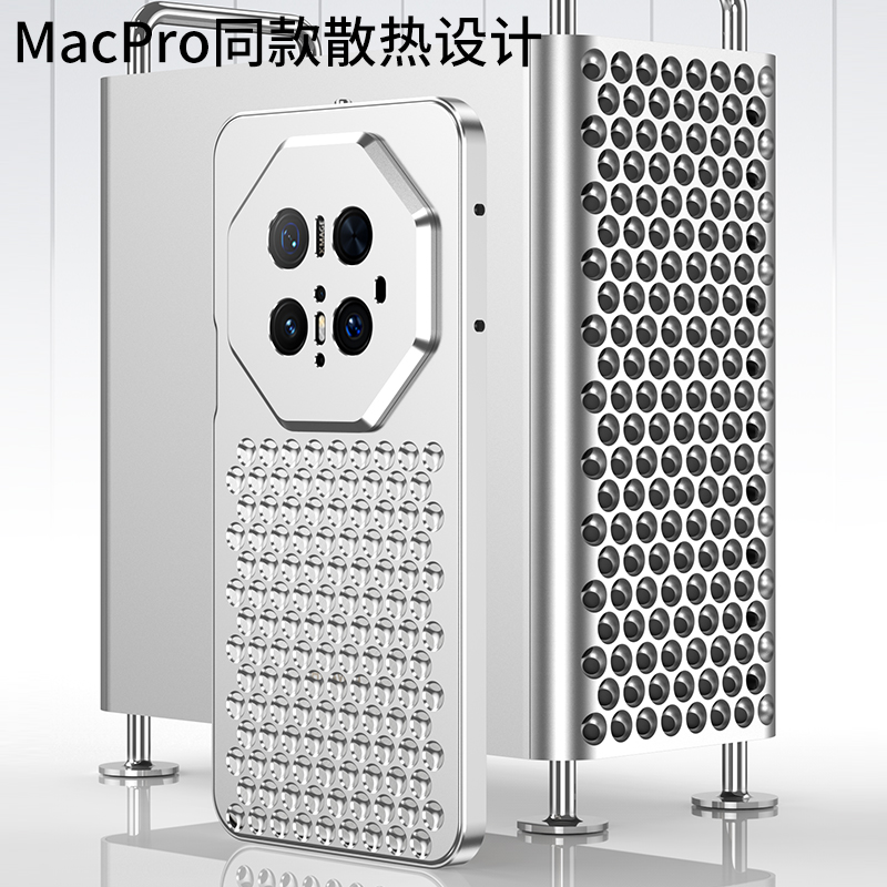 散热透气Huawei华为mate70手机壳matepro70pro外套PLR一ALOO曲屏CLS一AL00 mater7 M70p男matep7 POLO金属por