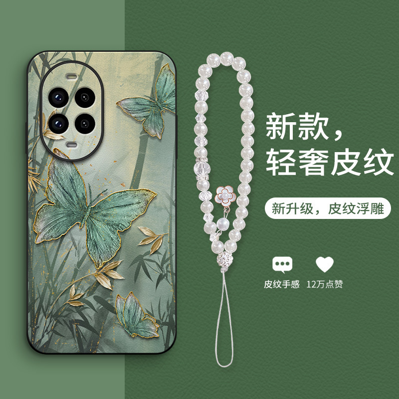 日韩艺术商务后盖式墨竹蝴蝶