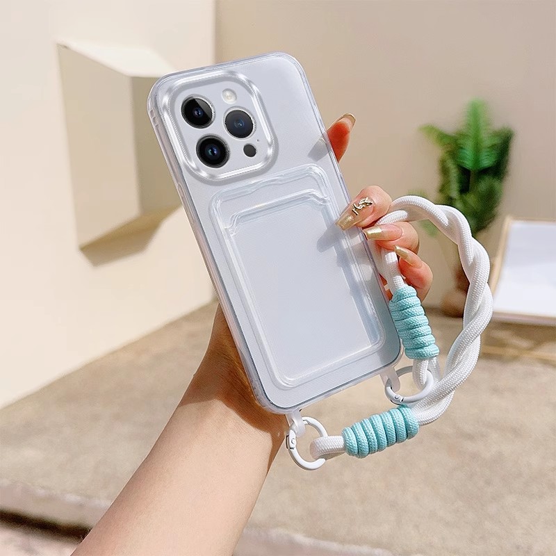 适用iph苹果16pro max手机壳6.7寸pg16max卡包pmax 女iphone16pormax大屏ip16proplus软手绳i16promax透明por