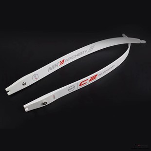 NIKA弓片C1碳素弓片一体成型 C2通用口弓片ILF弓箭N3弓片美猎弓