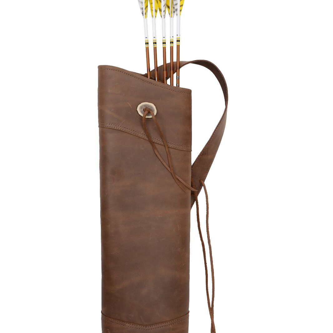 熊爪手工疯马后背箭囊箭壶美猎