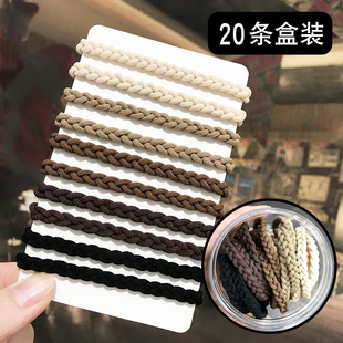 20条皮筋女扎头高弹力耐用头绳网红不勒头发气质马尾发绳发圈皮筋