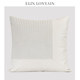 ELIN LONYAIN现代简约轻奢白色皮质编织靠垫抱枕别样板房方枕腰枕
