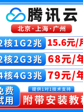 腾讯云服务器租用游戏电商软件轻量云主机云电脑办公远程独立ip