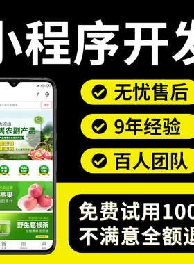 微信小程序开发定制作软件开发app计算机网站应用设计商城系统