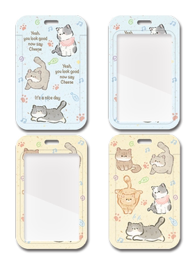 猫咪家族卡通可爱创意卡套卡套