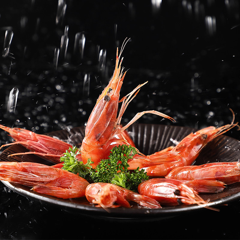 南海甜虾牡丹虾1kg日料刺身鲜活冷冻红虾非北极加拿大冰虾即食虾