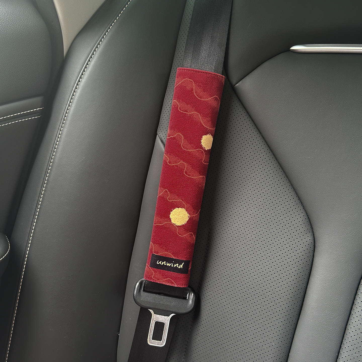 草莓啵啵儿童安全带护肩套护套防勒脖醒目套保护套装饰可爱 A49