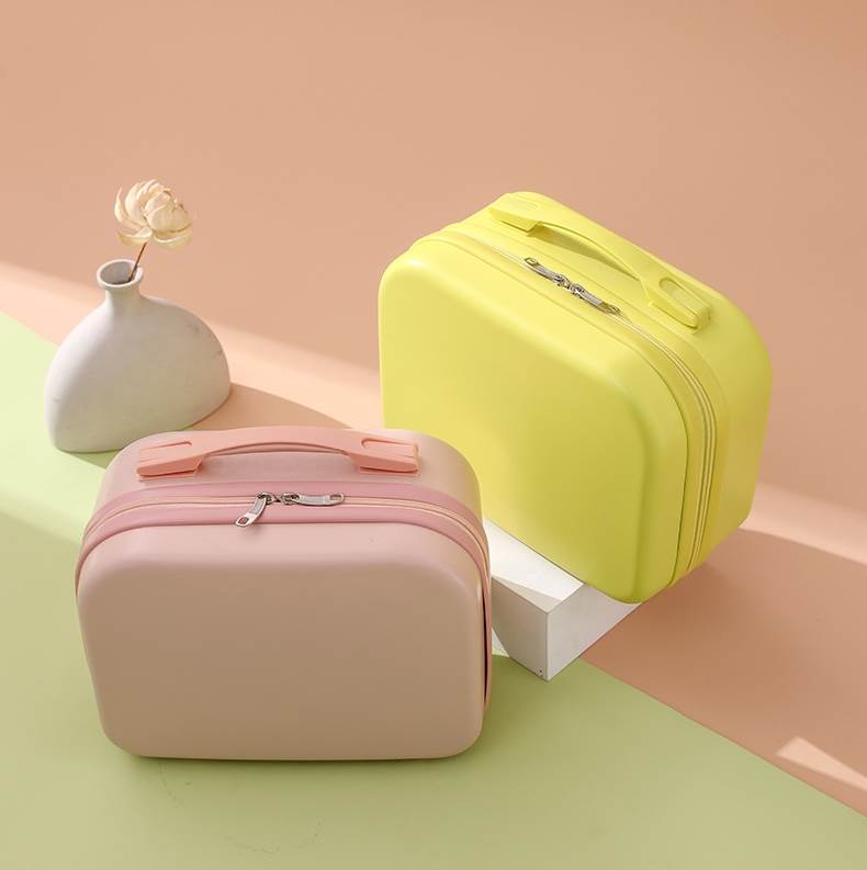 行李箱女迷你日式手提箱14寸可爱化妆箱小型轻便旅行箱子收纳箱包