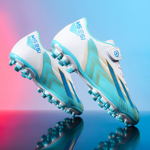 回力儿童足球鞋男童AG长钉专业比赛训练球鞋小学生魔术贴TF碎钉鞋