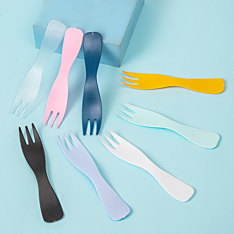 小火鸟生日蛋糕甜品塑料叉